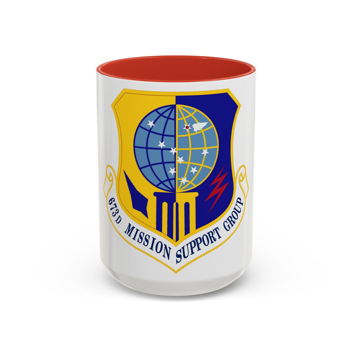 673 Mission Support Group PACAF (U.S. Air Force) Accent Coffee Mug