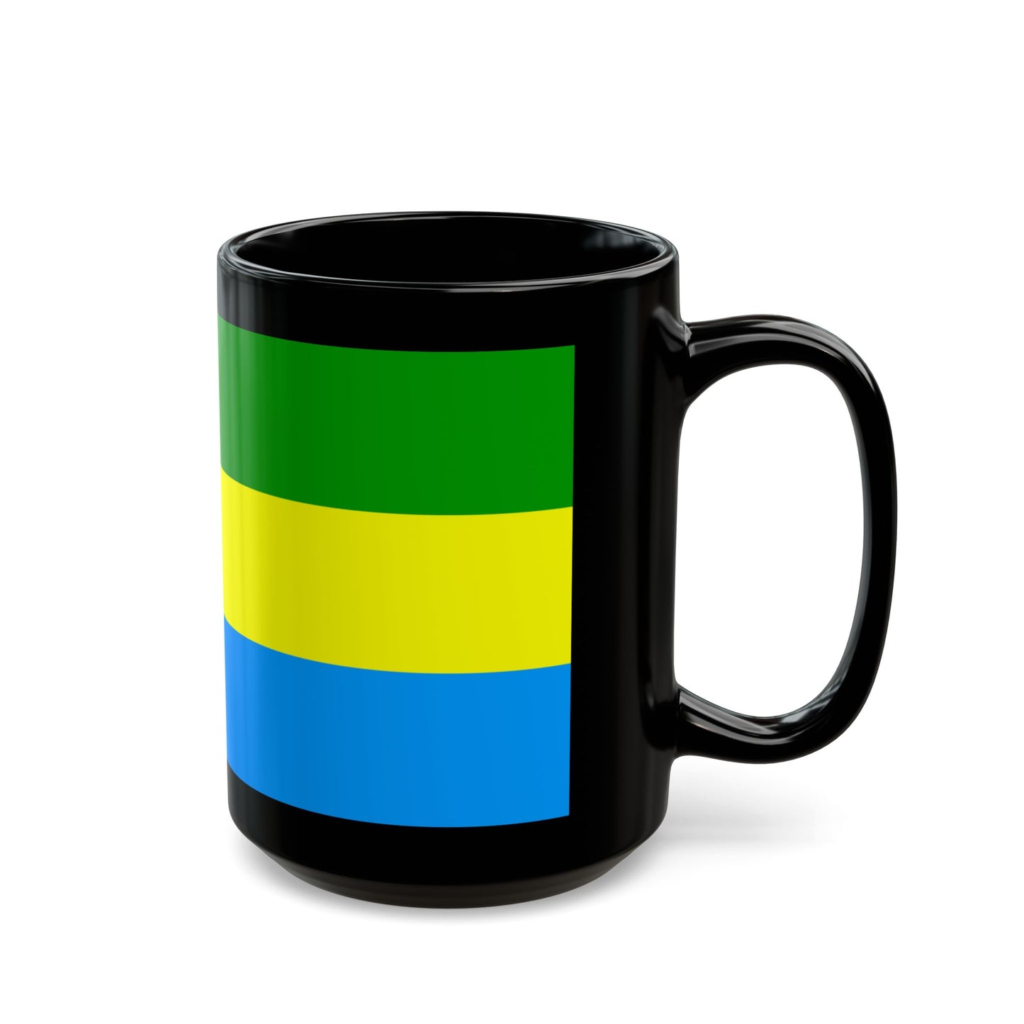 Flag of City of Bandung Indonesia - Black Coffee Mug-Go Mug Yourself