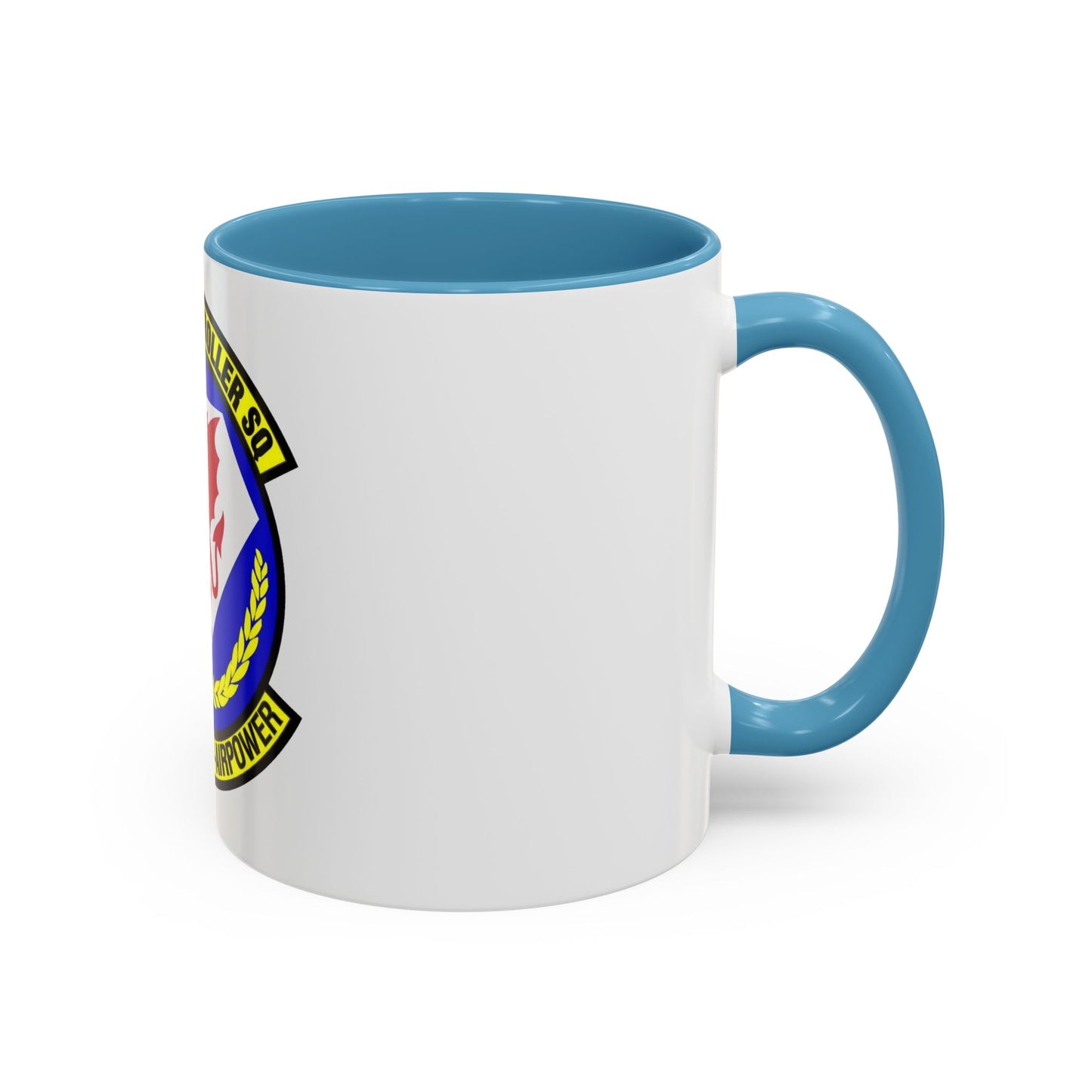 100 Comptroller Squadron USAFE (U.S. Air Force) Accent Coffee Mug