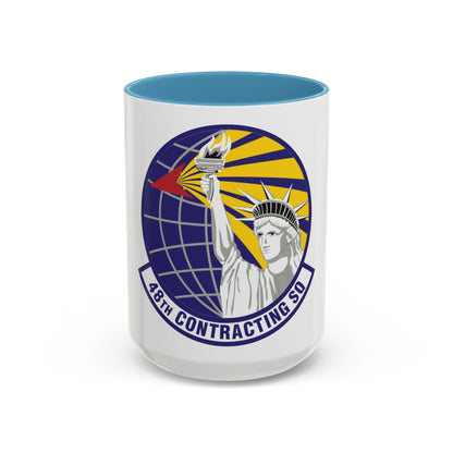 48th Contracting Squadron (U.S. Air Force) Accent Coffee Mug