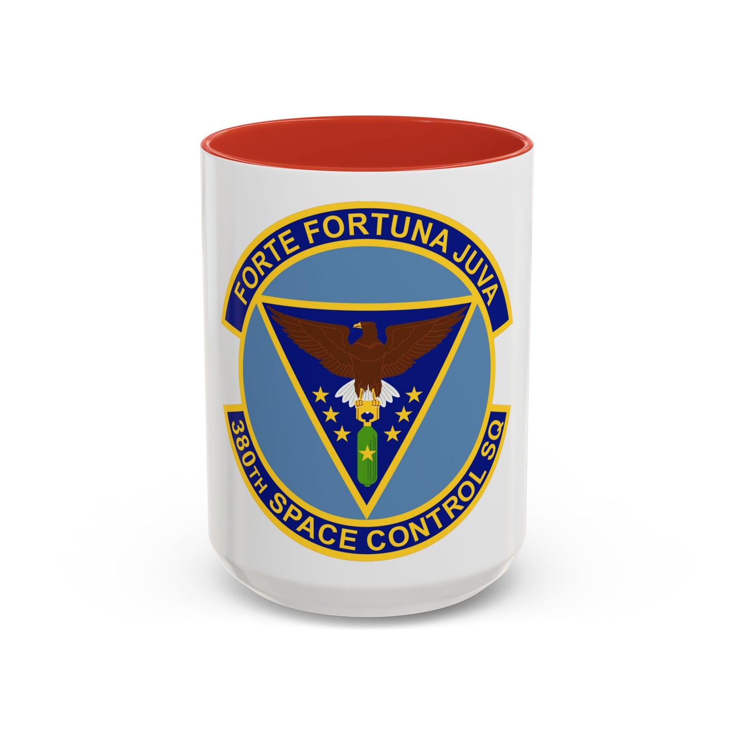 380th Space Control Squadron (U.S. Air Force) Accent Coffee Mug
