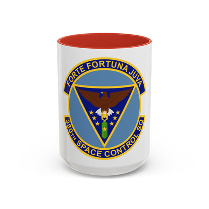 380th Space Control Squadron (U.S. Air Force) Accent Coffee Mug