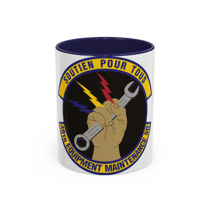 48th Equipment Maintenance Squadron (U.S. Air Force) Accent Coffee Mug