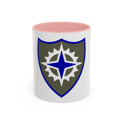 XVI Corps (U.S. Army) Accent Coffee Mug