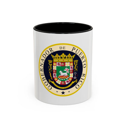 Seal of the Governor of Puerto Rico - Accent Coffee Mug