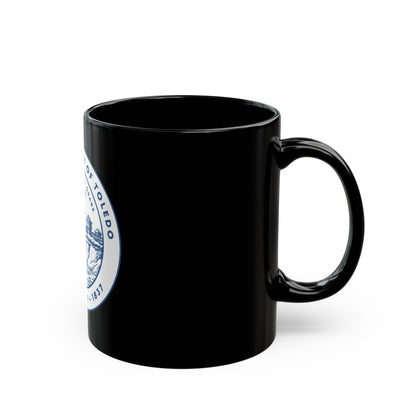 Seal of Toledo Ohio - Black Coffee Mug