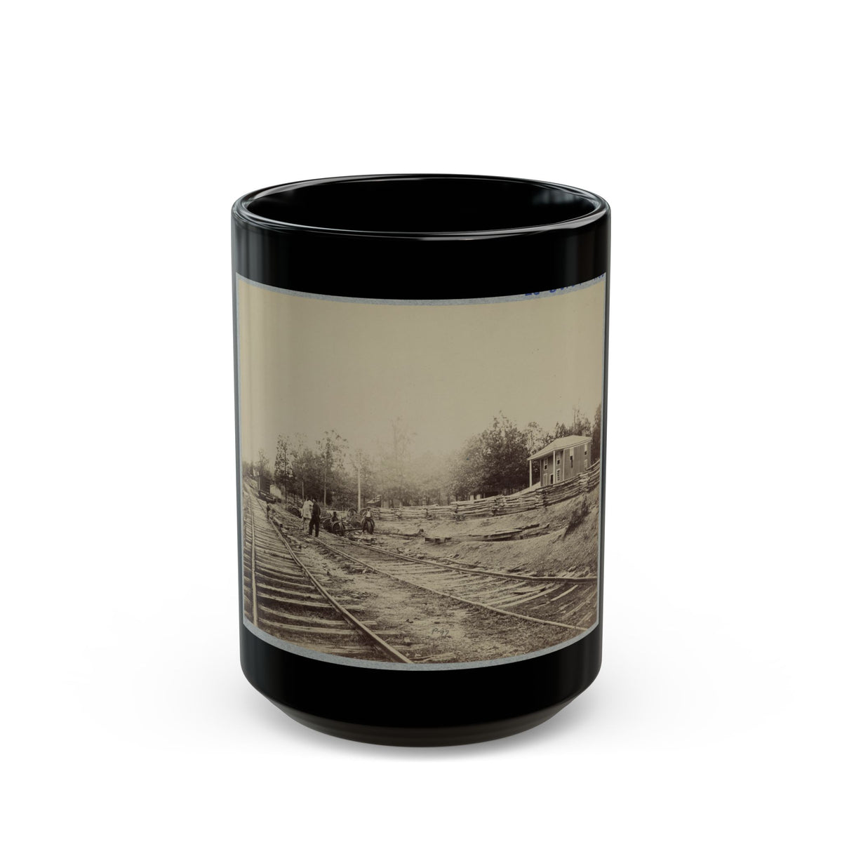 Appomattox Station, Va. (U.S. Civil War) Black Coffee Mug