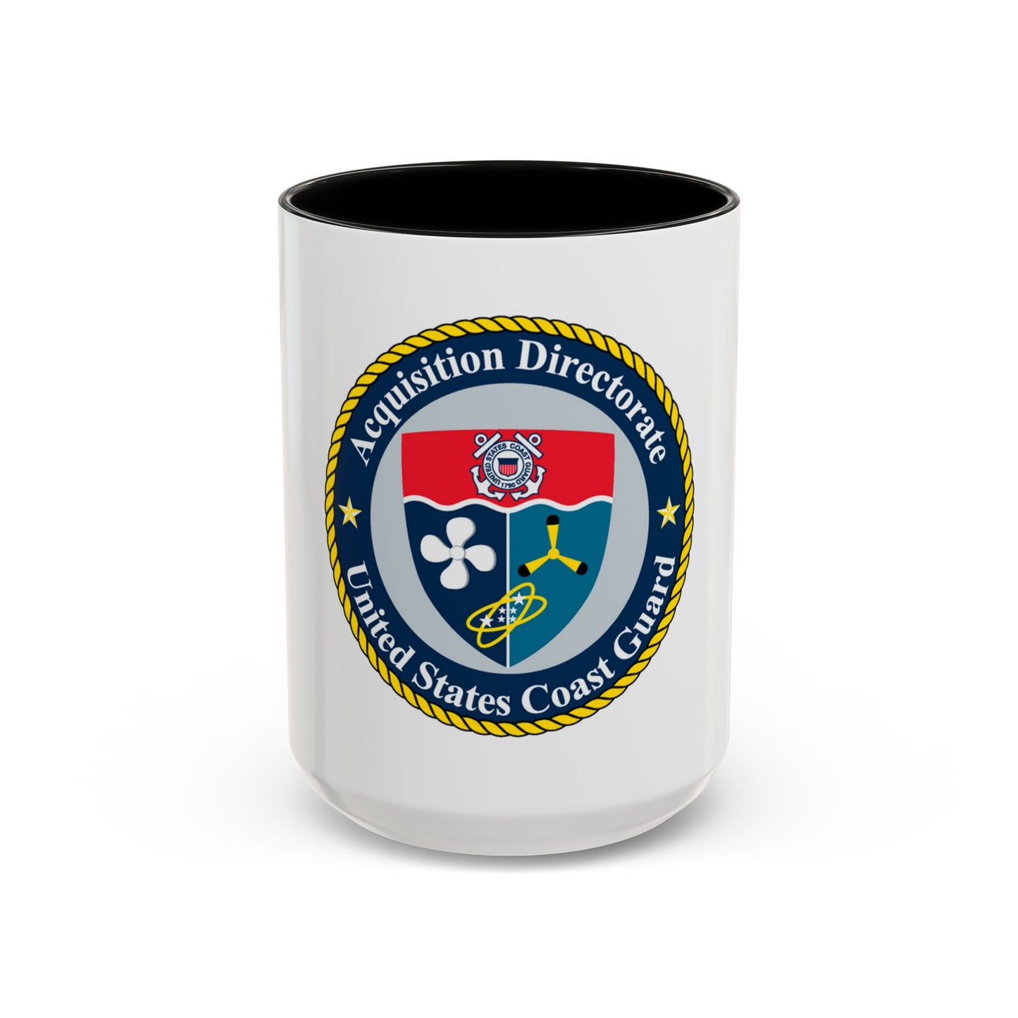 USCG Acquisition Directorate (U.S. Coast Guard) Accent Coffee Mug