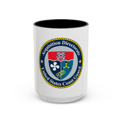 USCG Acquisition Directorate (U.S. Coast Guard) Accent Coffee Mug