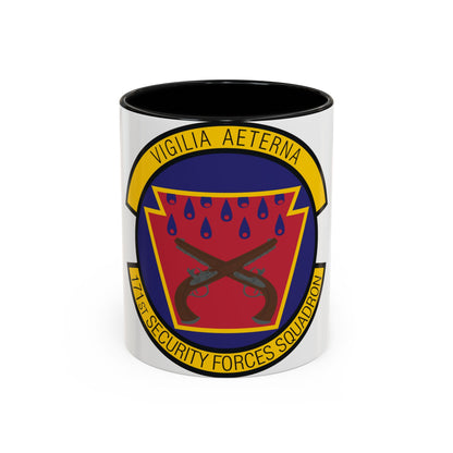 171st Security Forces Squadron (U.S. Air Force) Accent Coffee Mug