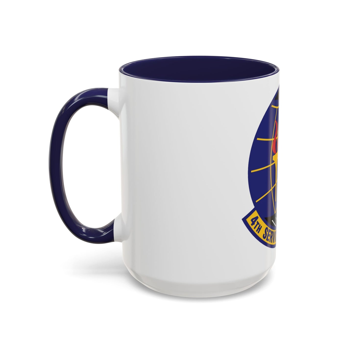 4th Services Squadron (U.S. Air Force) Accent Coffee Mug