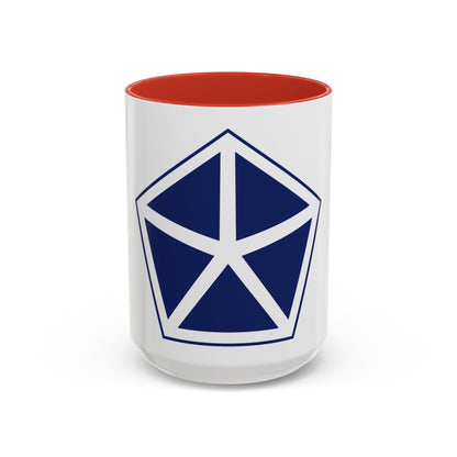 V Corps United States (U.S. Army) Accent Coffee Mug