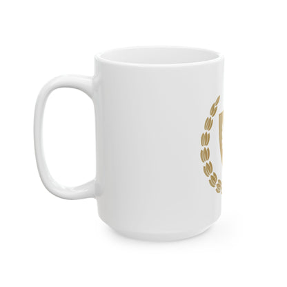 Emblem of the Presidency of the Turkish Republic of Northern Cyprus - White Coffee Mug