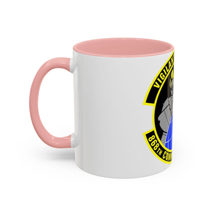 868th Communications Squadron (U.S. Air Force) Accent Coffee Mug