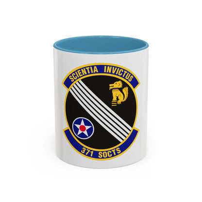 371 Special Operations Combat Training Squadron AFSOC (U.S. Air Force) Accent Coffee Mug