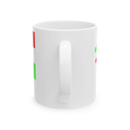 Indian tricolor (India) White Coffee Mug