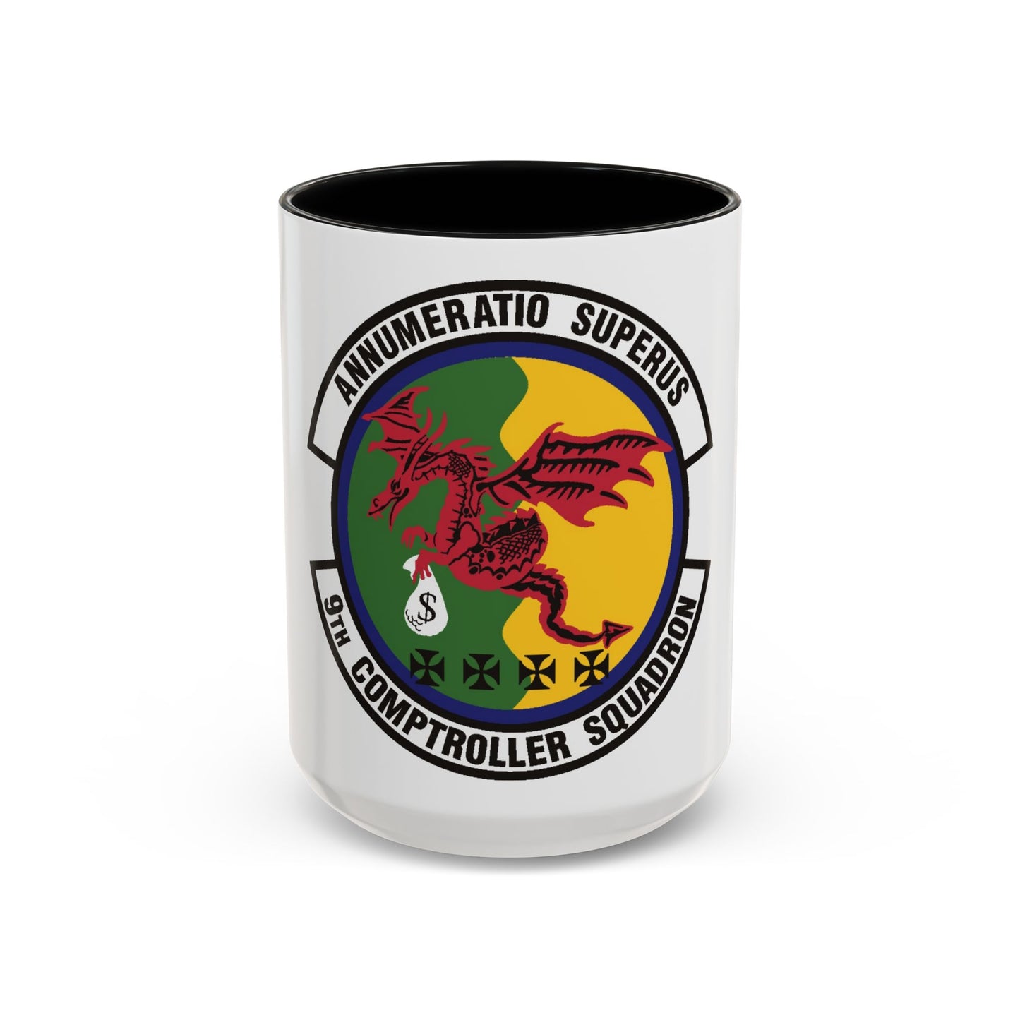 9th Comptroller Squadron (U.S. Air Force) Accent Coffee Mug