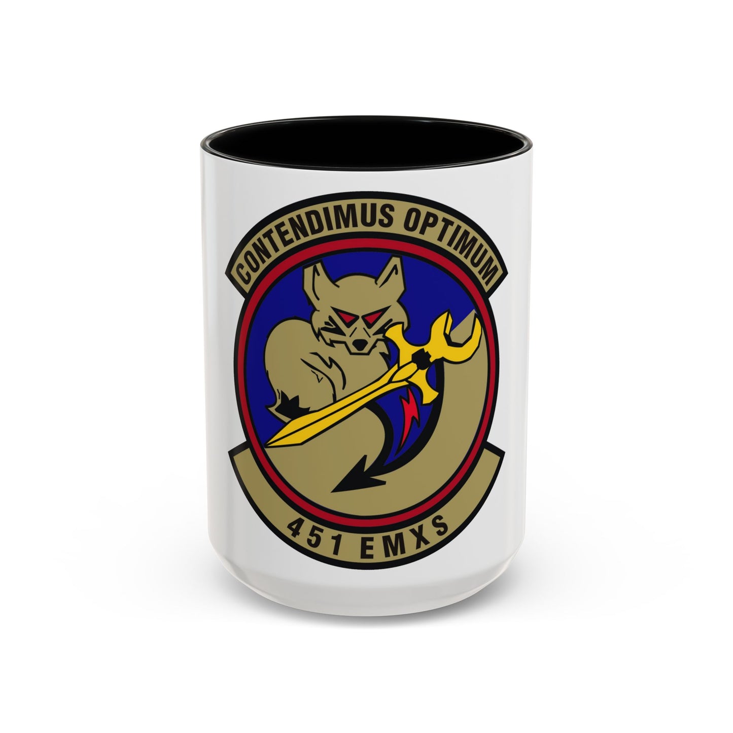 451st Expeditionary Maintenance Squadron (U.S. Air Force) Accent Coffee Mug