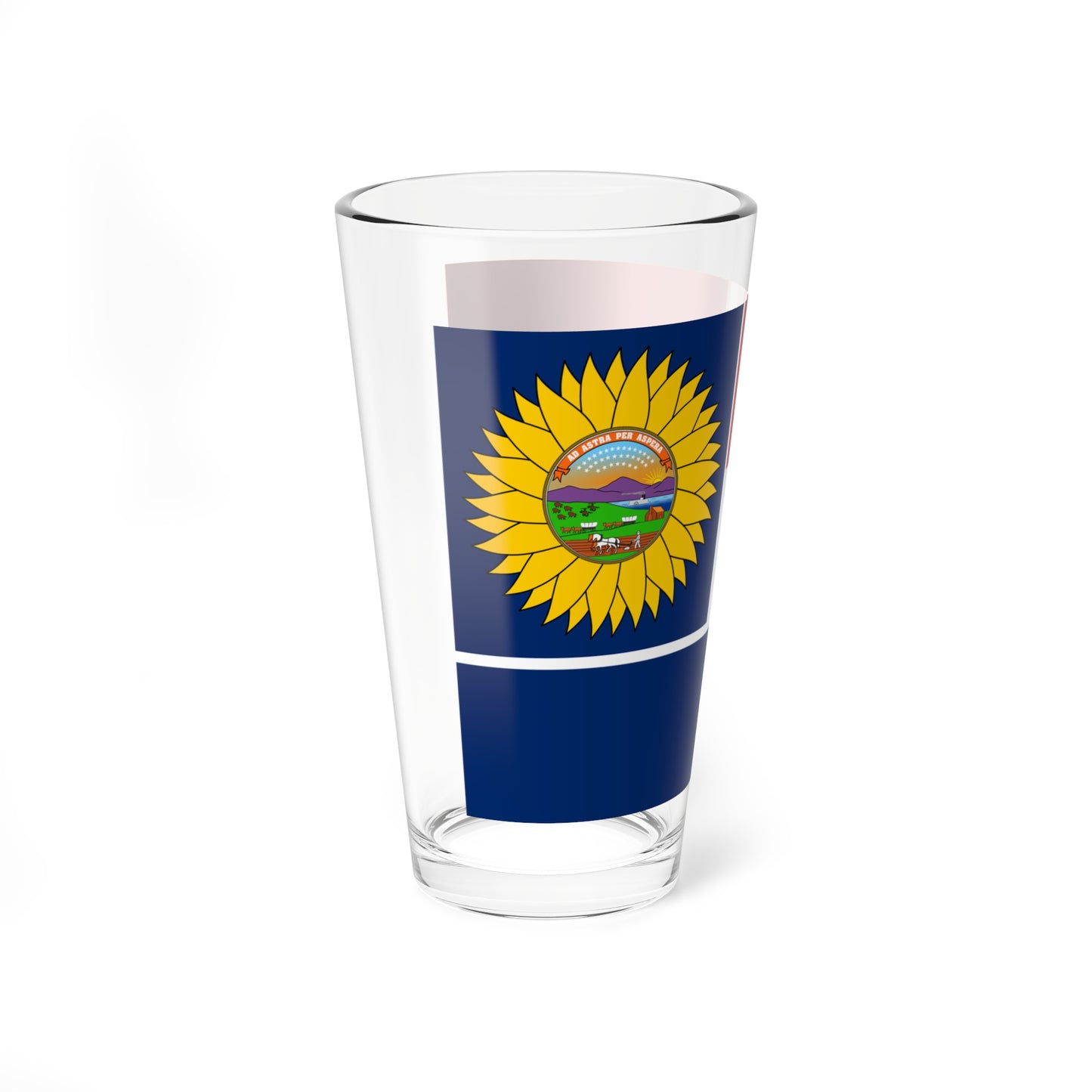 Esther Northrups proposed flag for Kansas (United States) Pint Glass 16oz