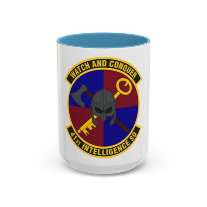 41 Intelligence Squadron ACC (U.S. Air Force) Accent Coffee Mug