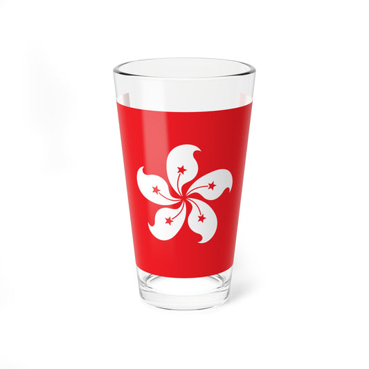 Flag of Hong Kong 1990 (China) Pint Glass 16oz