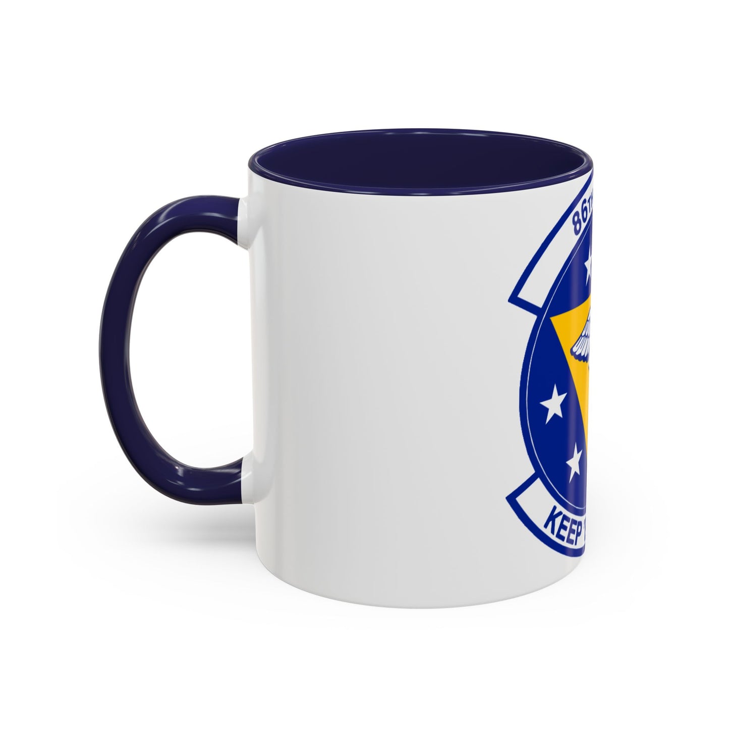 86 Aerospace Medicine Squadron USAFE (U.S. Air Force) Accent Coffee Mug