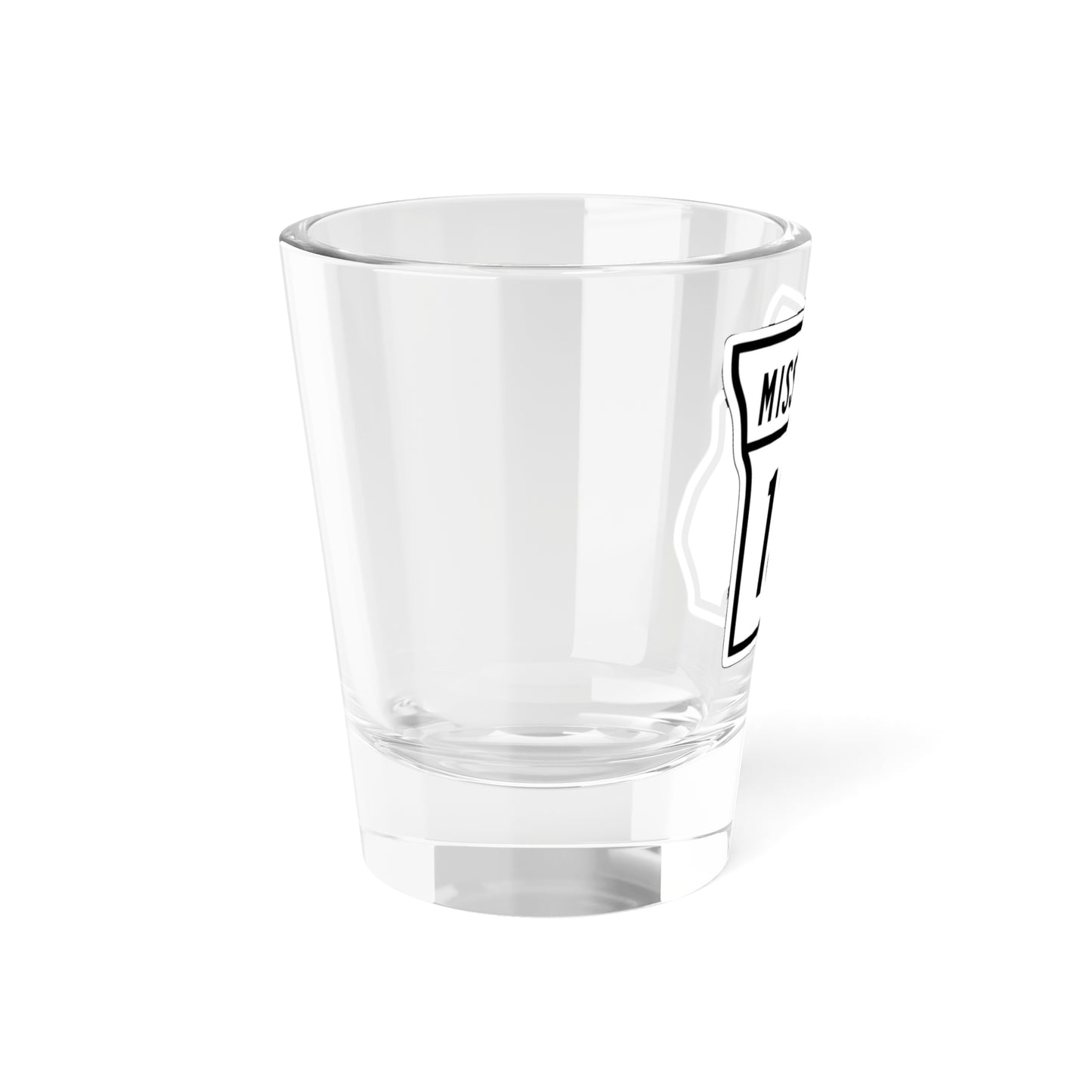 MO-136 1948 (Missouri) (Road Sign) Shot Glass 1.5oz