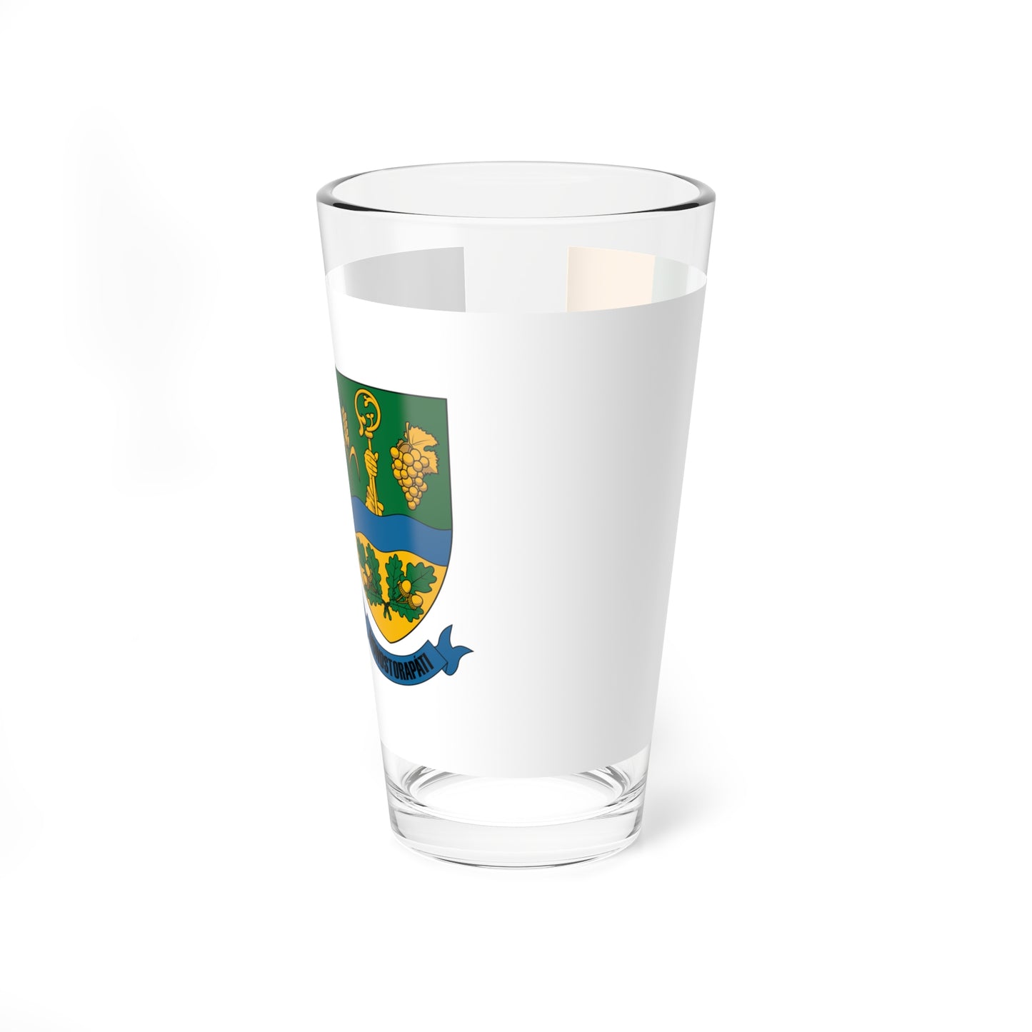 Flag of Monostorapati (Hungary) Pint Glass 16oz