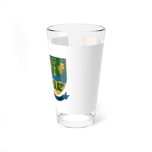 Flag of Monostorapati (Hungary) Pint Glass 16oz