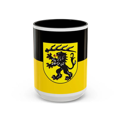 Flag of Goppingen Germany - Accent Coffee Mug-15oz-Black-Go Mug Yourself