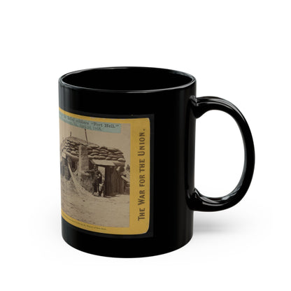Bomb-Proofs In The Union Fort Sedgwick, Called By The Rebel Soldiers  Fort Hell (U.S. Civil War) Black Coffee Mug