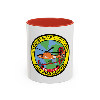USCG Air Station San Francisco (U.S. Coast Guard) Accent Coffee Mug