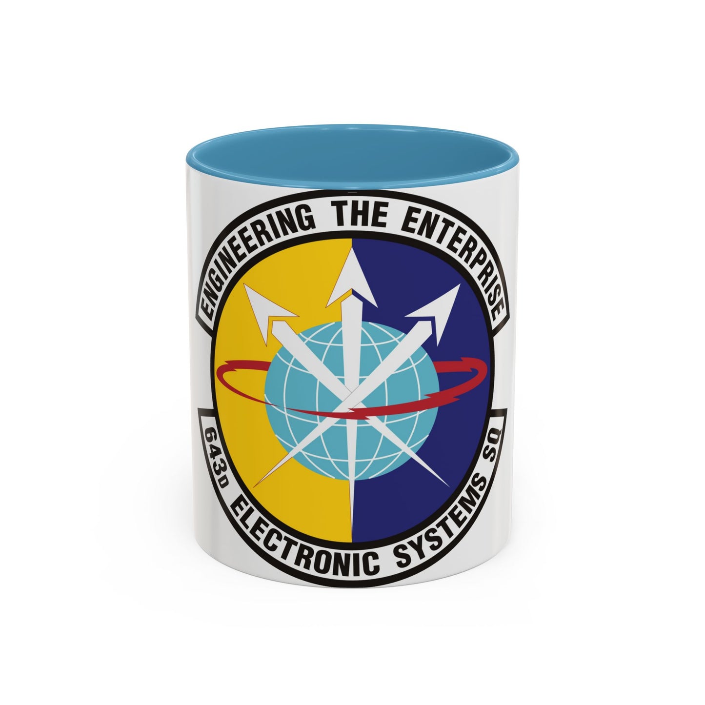 643d Electronic Systems Squadron (U.S. Air Force) Accent Coffee Mug