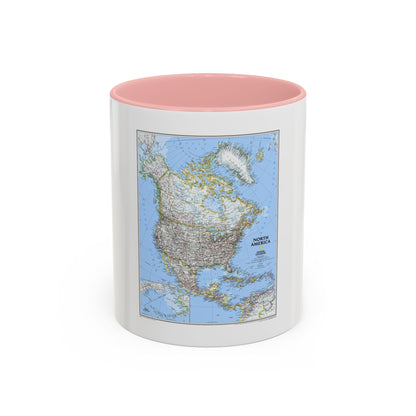 North America (2005) (Map) Accent Coffee Mug