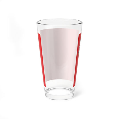 Flag of Moscow Oblast large (Russia) Pint Glass 16oz