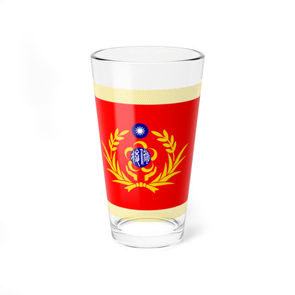ROC RMF Unit Flag (China) Pint Glass 16oz
