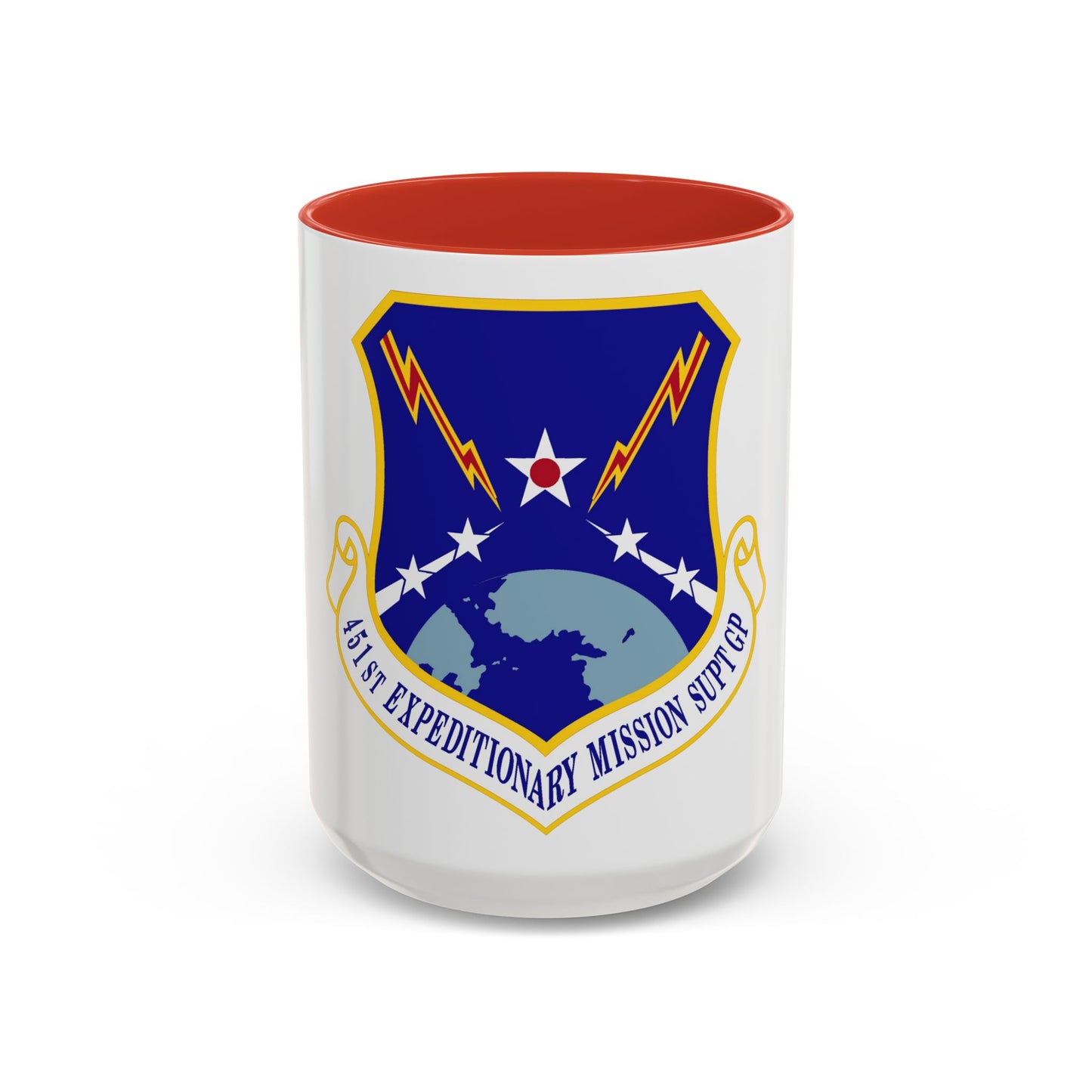 451st Expeditionary Mission Support Group (U.S. Air Force) Accent Coffee Mug