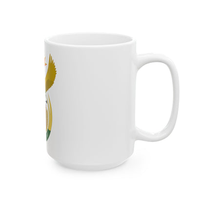 Coat of arms of South Africa - White Coffee Mug