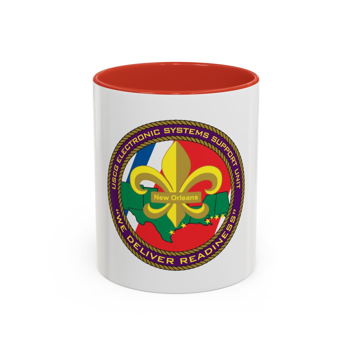 CG ESU New Orleans (U.S. Coast Guard) Accent Coffee Mug
