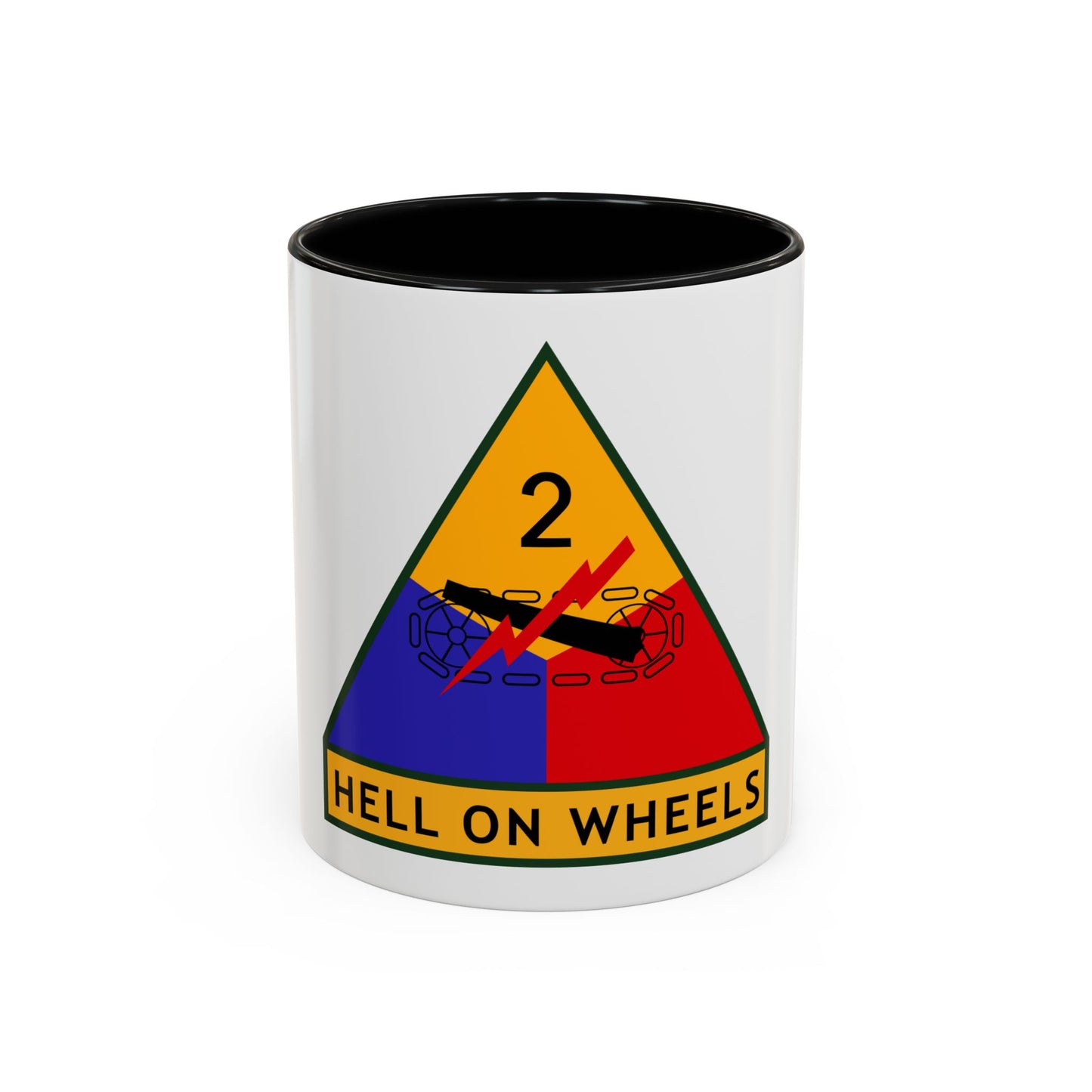 2nd Armored Division (U.S. Army) Accent Coffee Mug