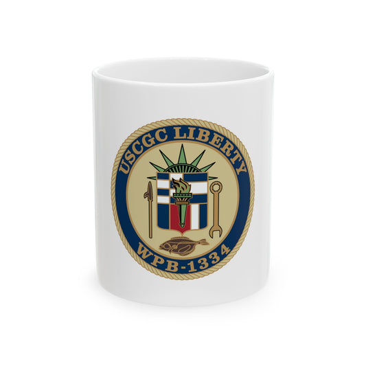USCGC Liberty WPB 1334 (U.S. Coast Guard) White Coffee Mug