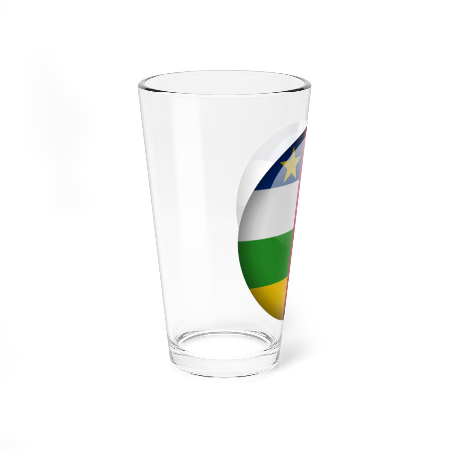 Flag orb Central African Republic (Central African Republic) Pint Glass 16oz