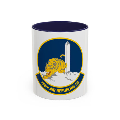 756 Air Refueling Squadron AFRC (U.S. Air Force) Accent Coffee Mug