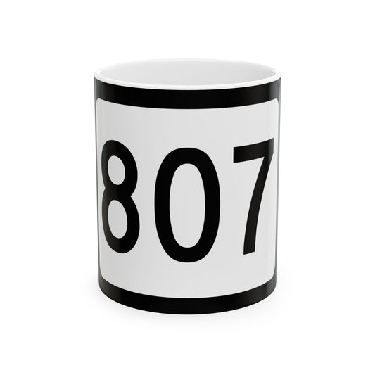WV-807 (Virginia) (Road Sign) White Coffee Mug-11oz-Go Mug Yourself