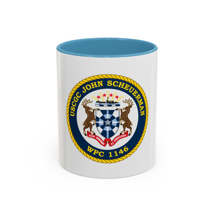 UUSCGC John Scheuerman WPC 1146 (U.S. Coast Guard) Accent Coffee Mug