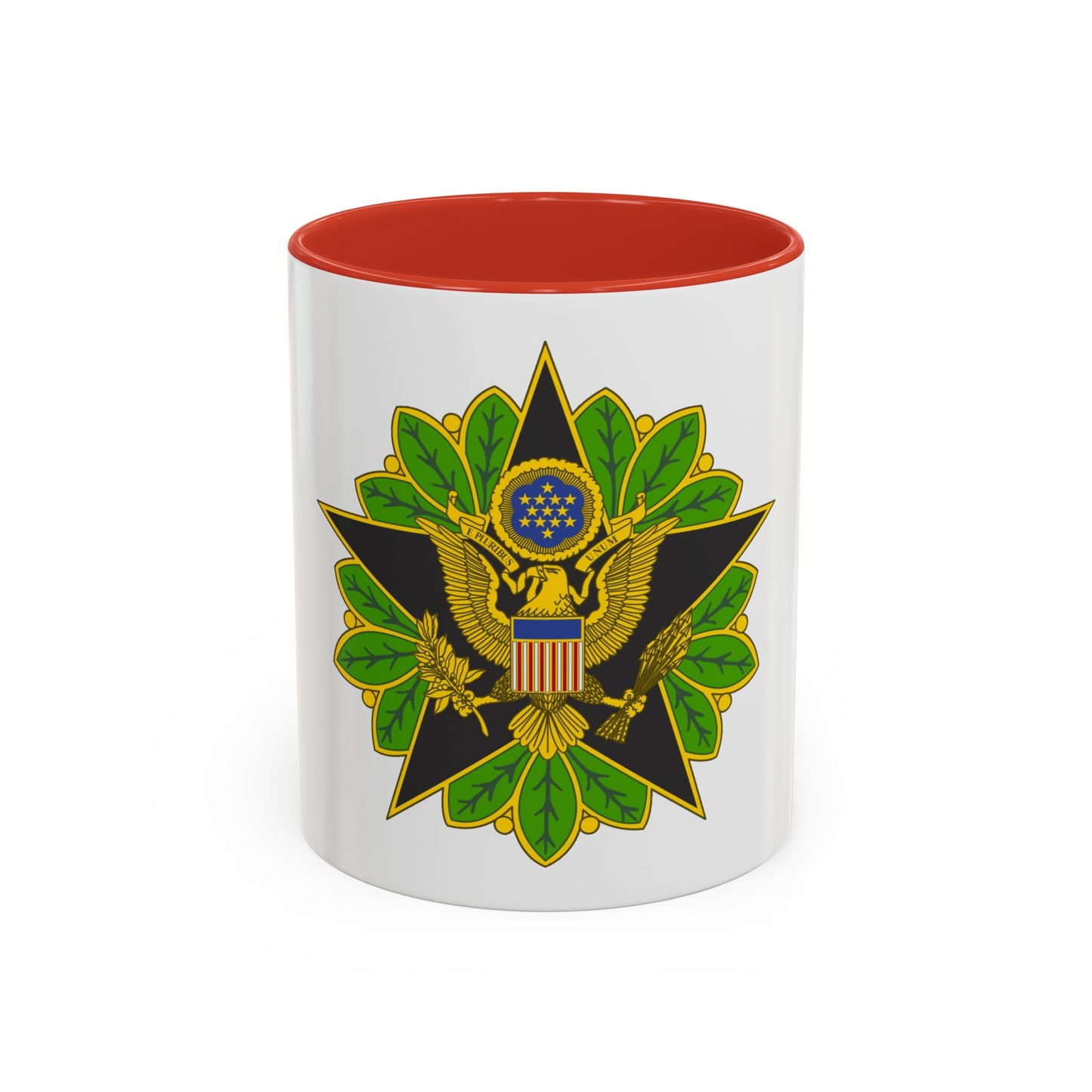 Staff Identification Badge (U.S. Army) Accent Coffee Mug