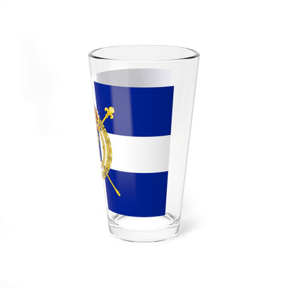 Naval Flag of the Kingdom of France Civil Ensign (France) Pint Glass 16oz