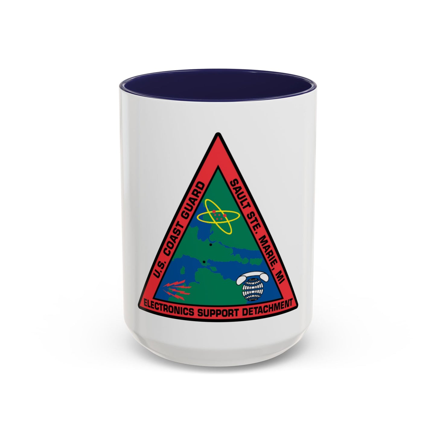 USCG ESD Sault SteMarie MI (U.S. Coast Guard) Accent Coffee Mug