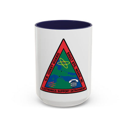USCG ESD Sault SteMarie MI (U.S. Coast Guard) Accent Coffee Mug