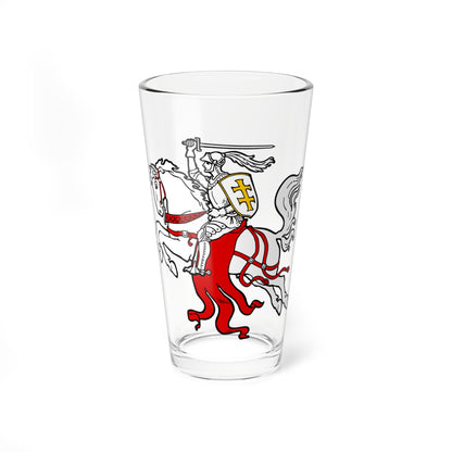 Vytis of Antanas Žmuidzinavičius 1917 (Lithuania) (Coat of Arms) Pint Glass 16oz